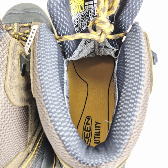 KEEN Utility Men's Braddock Mid Steel Toe WP Work Shoe Size 10 D Brown - Picture 8 of 11